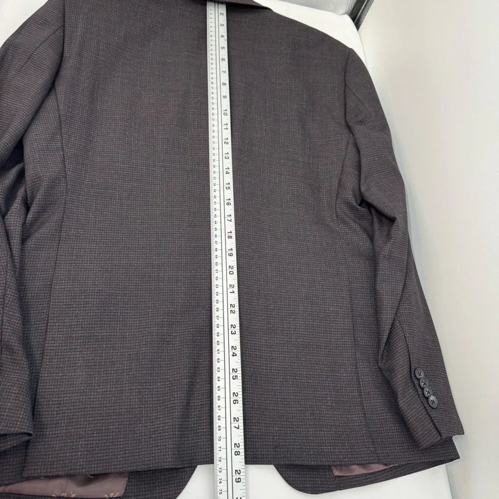 John Varvatos Bleecker-NN Wool 2-Piece Suit - NWT Size 40S 33S Brown MSRP $595